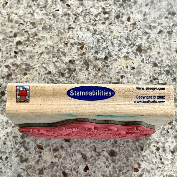 The Peanuts Gang Disney Rubber Stamp Charlie Brown Crafting Scrapbooking - Picture 5 of 6